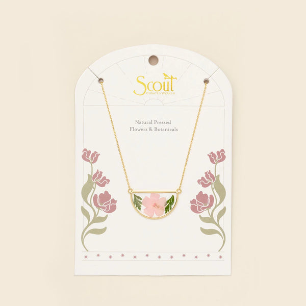 PRESSED FLOWER NECKLACE