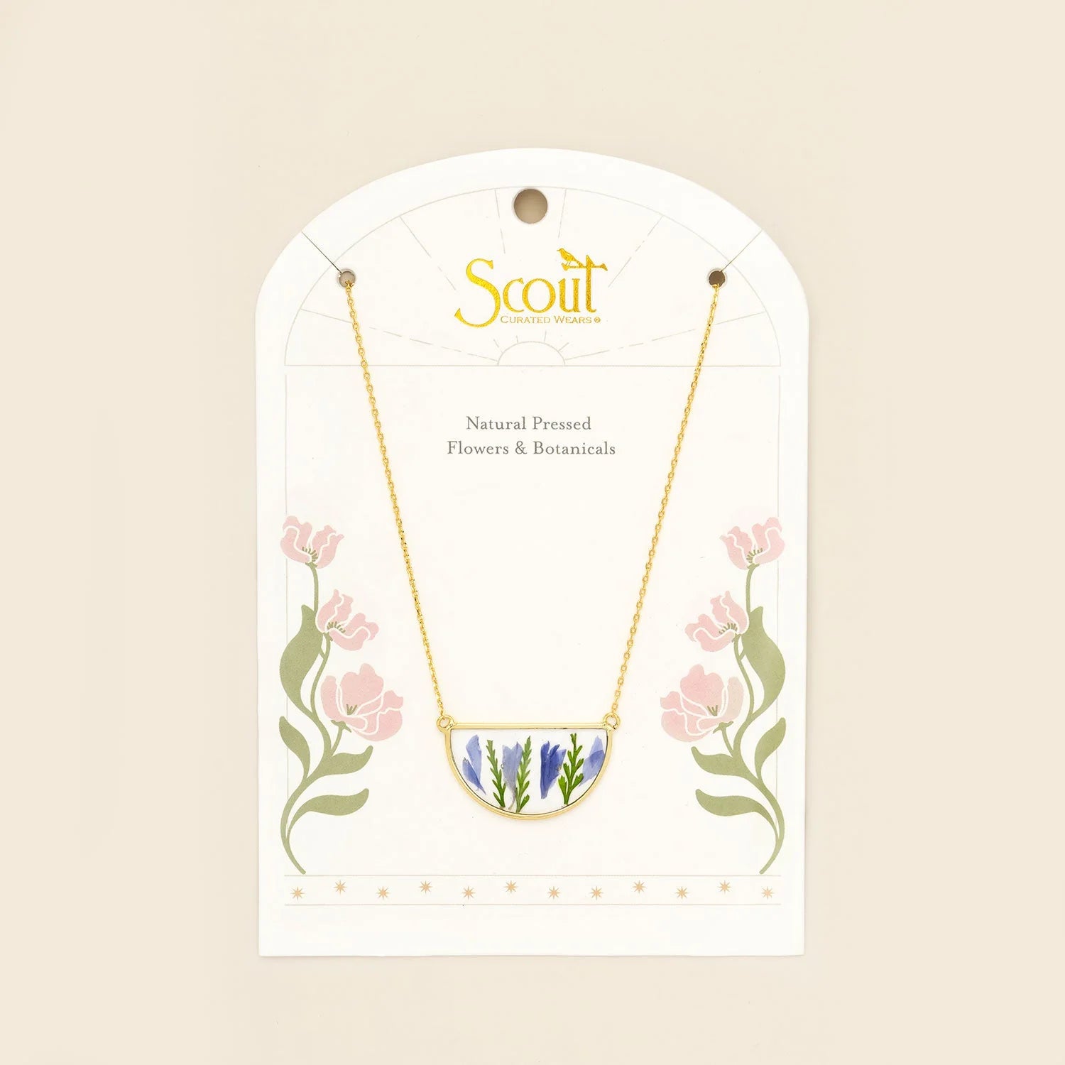 PRESSED FLOWER NECKLACE