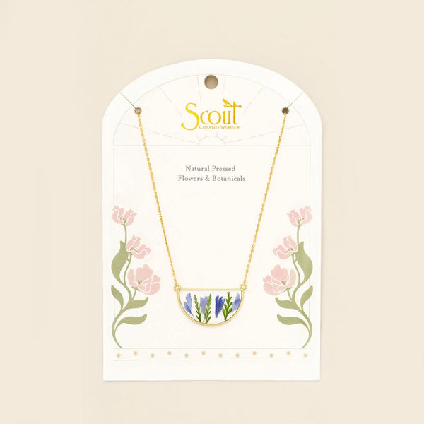 PRESSED FLOWER NECKLACE