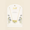 PRESSED FLOWER NECKLACE