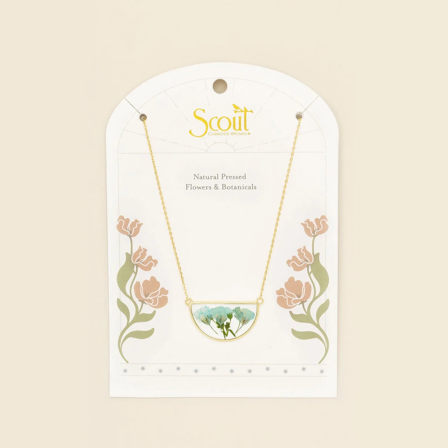 PRESSED FLOWER NECKLACE
