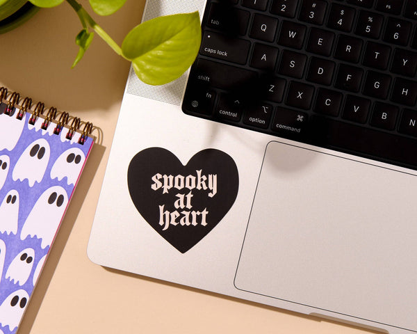 SPOOKY AT HEART VINYL STICKER