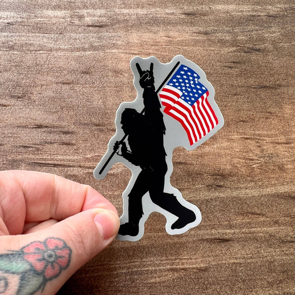 BIGFOOT STICKER - DISHWASHER SAFE - OUTDOOR USE