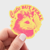 CUTE BUT FERAL OPOSSUM STICKER