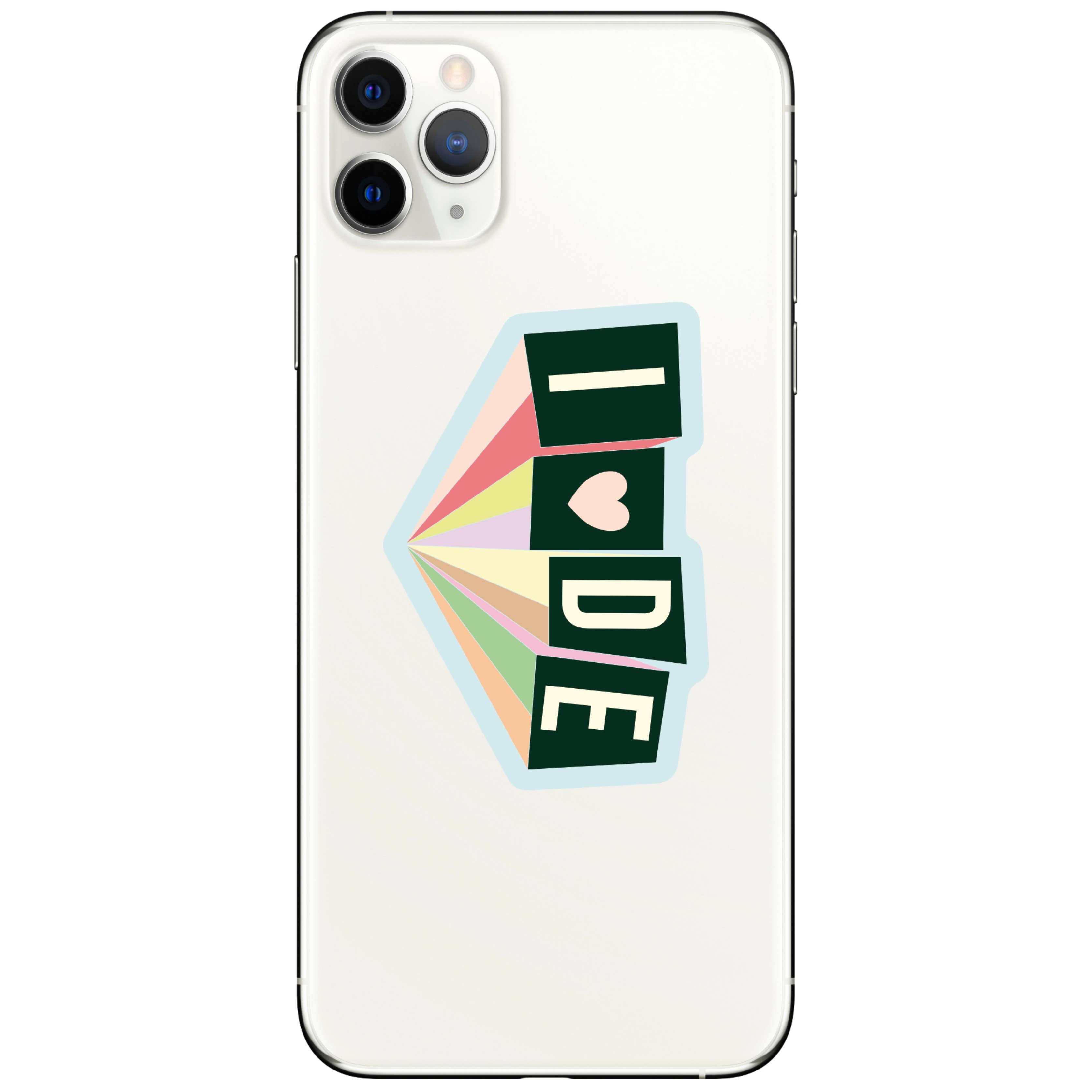 I LOVE DE STICKER