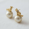 ARTISAN EGYPTIAN CAT PEARL STUDS