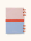 CORAL & SALT WATER HARPER SPLIT-SPIRAL NOTEBOOK & PEN SET