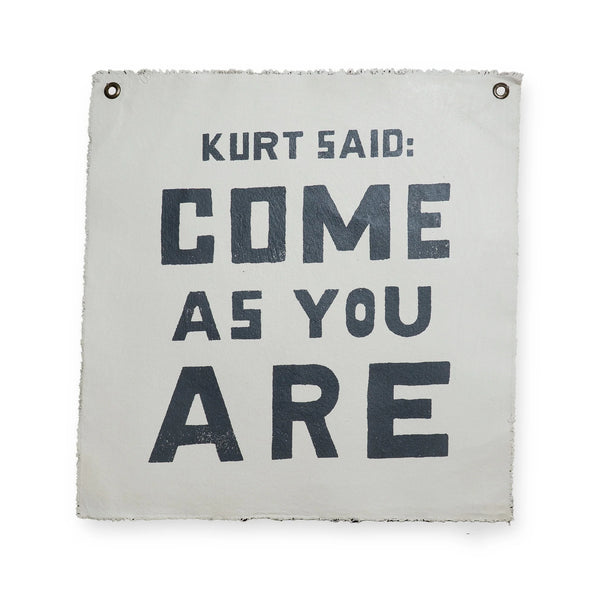 KURT SAID 25"x25" HAND PAINTED WALL HANGING