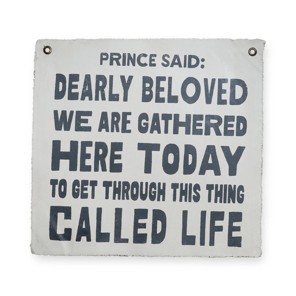 PRINCE SAID 25"S25" HAND PAINTED WALL HANGING