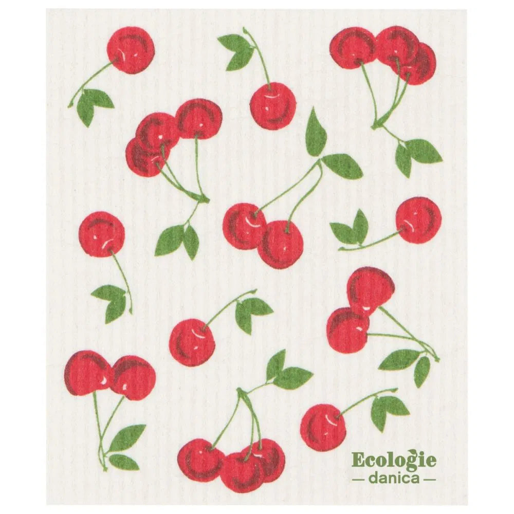 CHERRIES SWEDISH DISH TOWEL