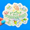 PROTECT OUR POLLINATORS BUG LOVER SUNCATCHER DECAL