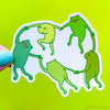 MATISSE THE DANCE FROGS VINYL STICKER