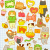 CAT LIFE STICKER SHEET