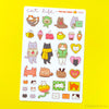 CAT LIFE STICKER SHEET