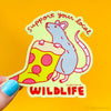 PIZZA RAT VINYL STICKER - SUPPORT YOUR LOCAL WILDLIFE