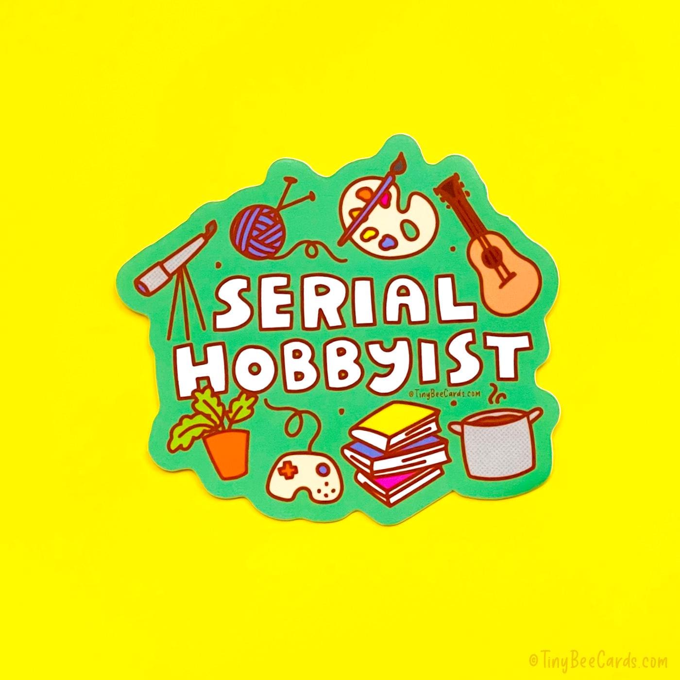 SERIAL HOBBYIST VINYL STICKER