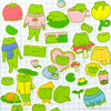 FROG LIFE STICKER SHEET