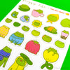 FROG LIFE STICKER SHEET