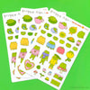 FROG LIFE STICKER SHEET