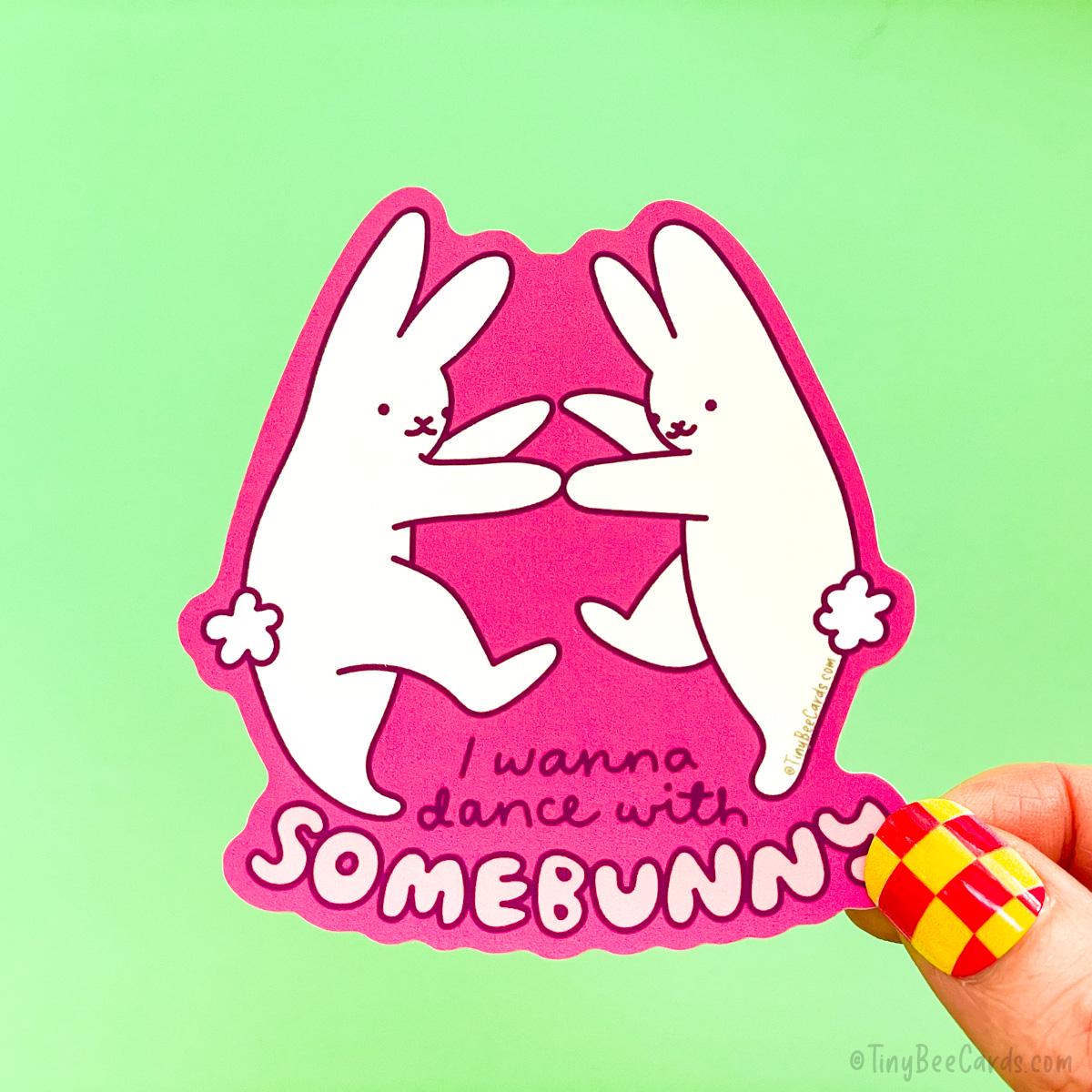 BUNNY VINYL STICKER 