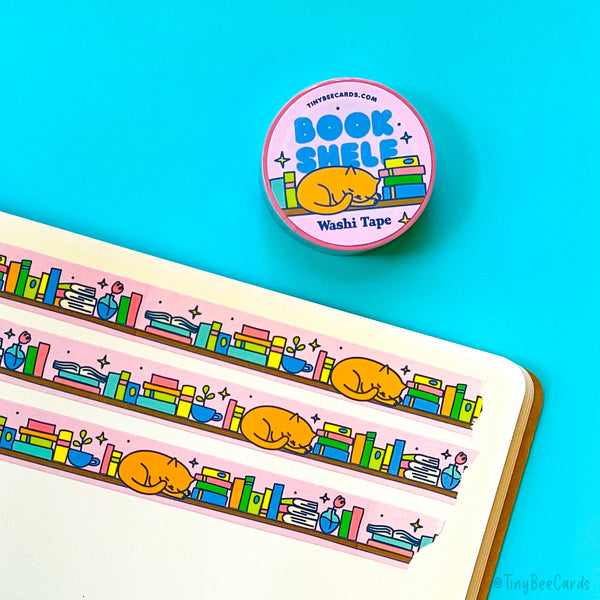 BOOKSHELF WASHI TAPE