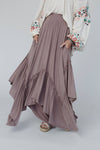 FOREVER BEAUTY MAXI SKIRT - MUSHROOM