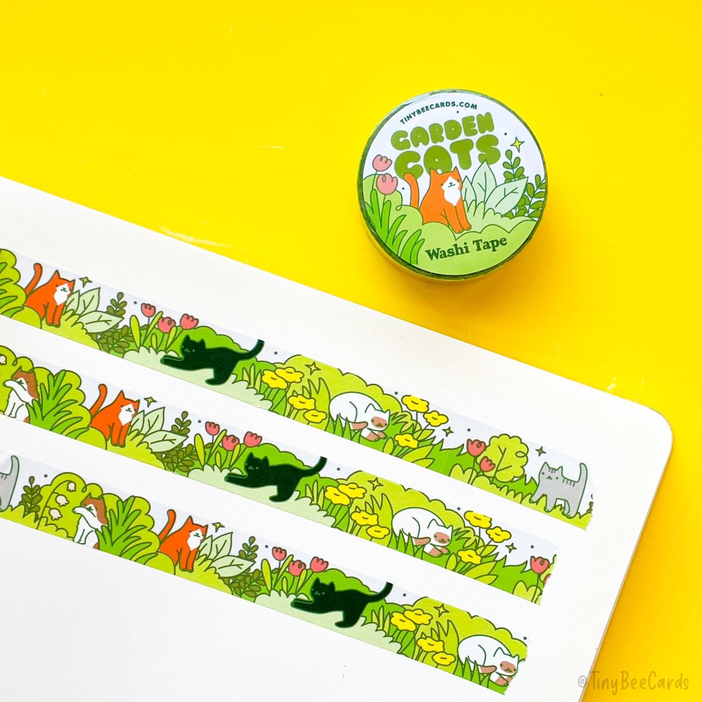 GARDEN CATS WASHI TAPE