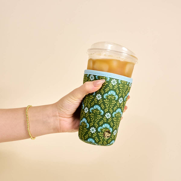 SIP SAVVY DRINK SLEEVE-LARGE-EVERBLOOM FOREST GREEN