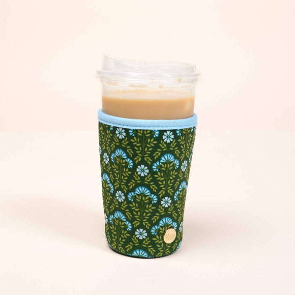 SIP SAVVY DRINK SLEEVE-LARGE-EVERBLOOM FOREST GREEN