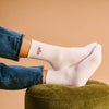 EMBROIDERED CREW SOCKS-AMERICAN FLAGS