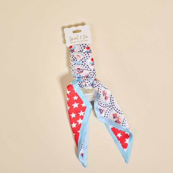 TWIRL & TIE SCARF ACCESSORY - ALL-AMERICAN DARLING