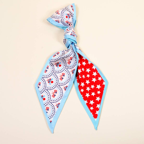 TWIRL & TIE SCARF ACCESSORY - ALL-AMERICAN DARLING