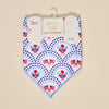 BOW-WOW PET BANDANA-ALL-AMERICAN DARLING