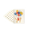 HAPPY BIRTHDAY GOLDEN RETRIEVER DOG WITH BALLOONS
