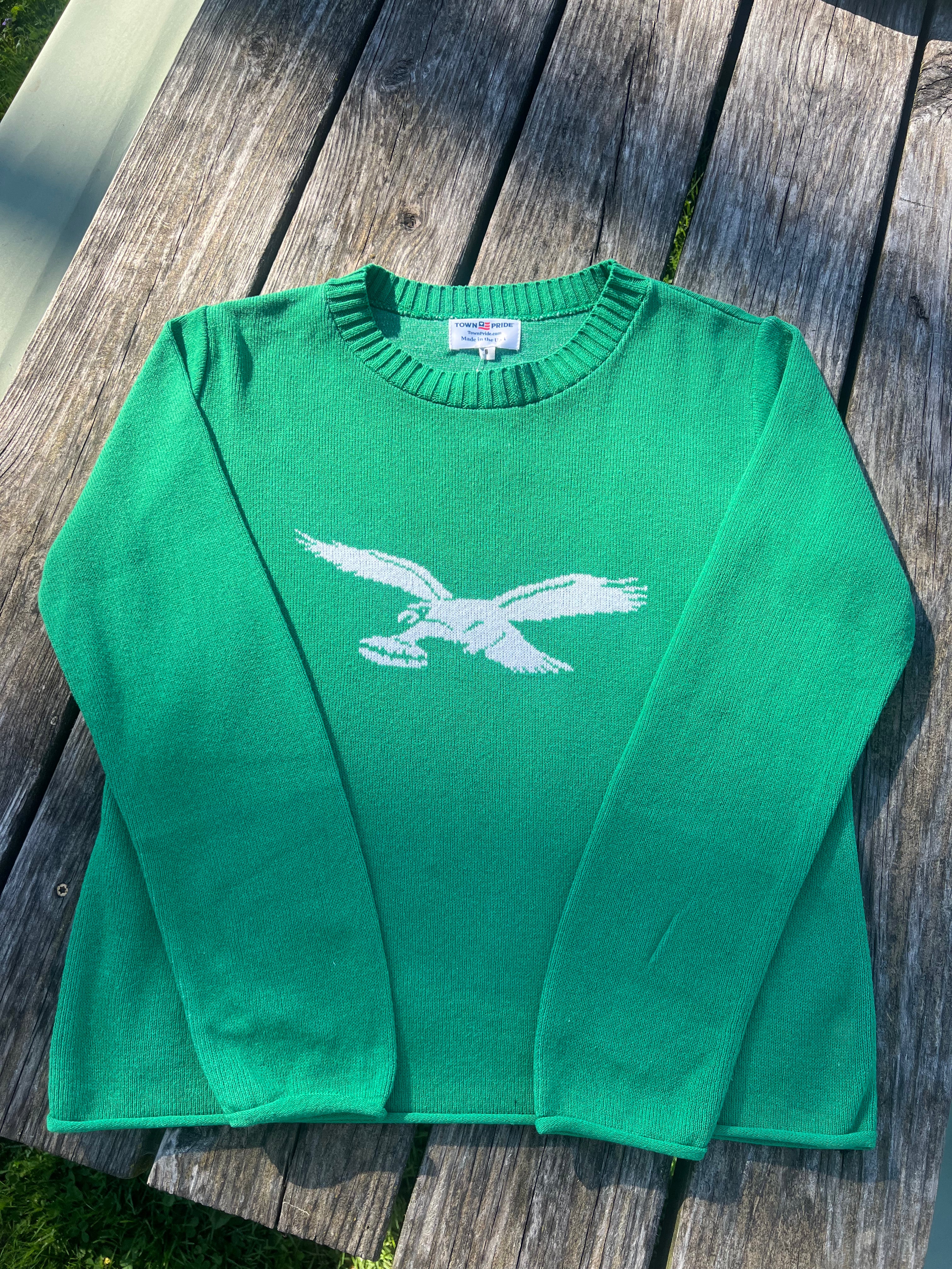 FLYING EAGLE KELLY GREEN SWEATER