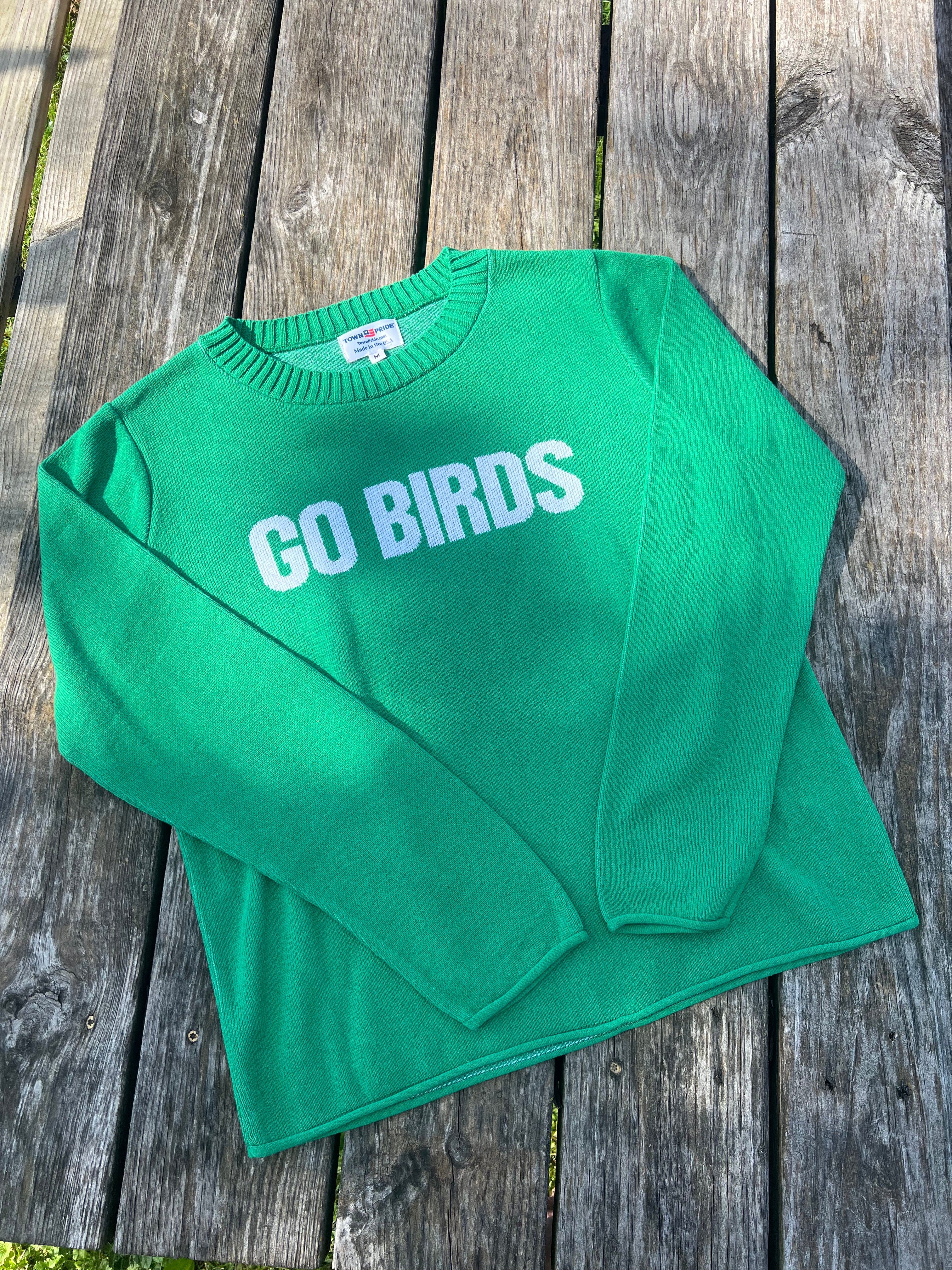 GO BIRDS EAGLES PULLOVER SWEATER