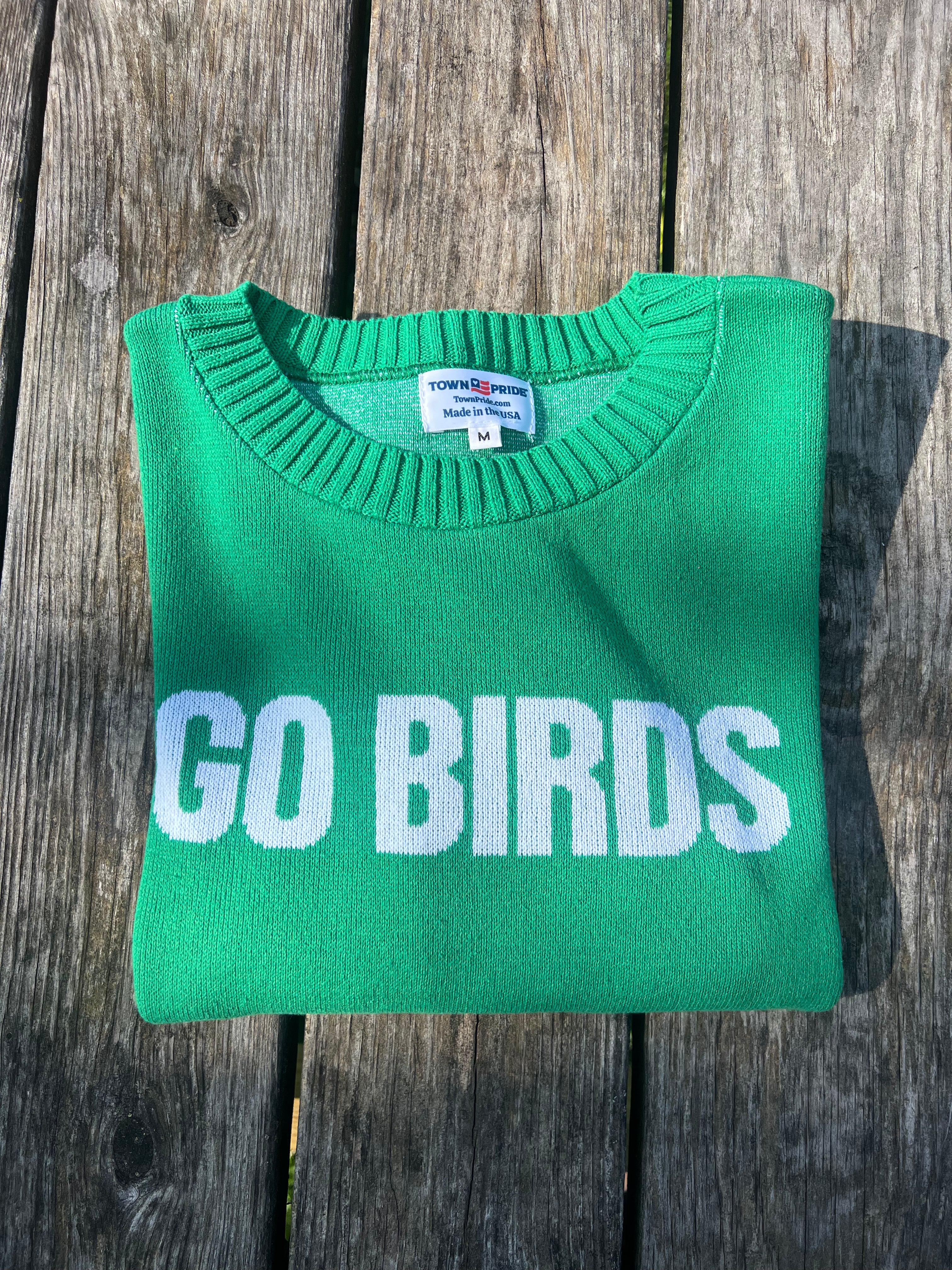 GO BIRDS EAGLES PULLOVER SWEATER