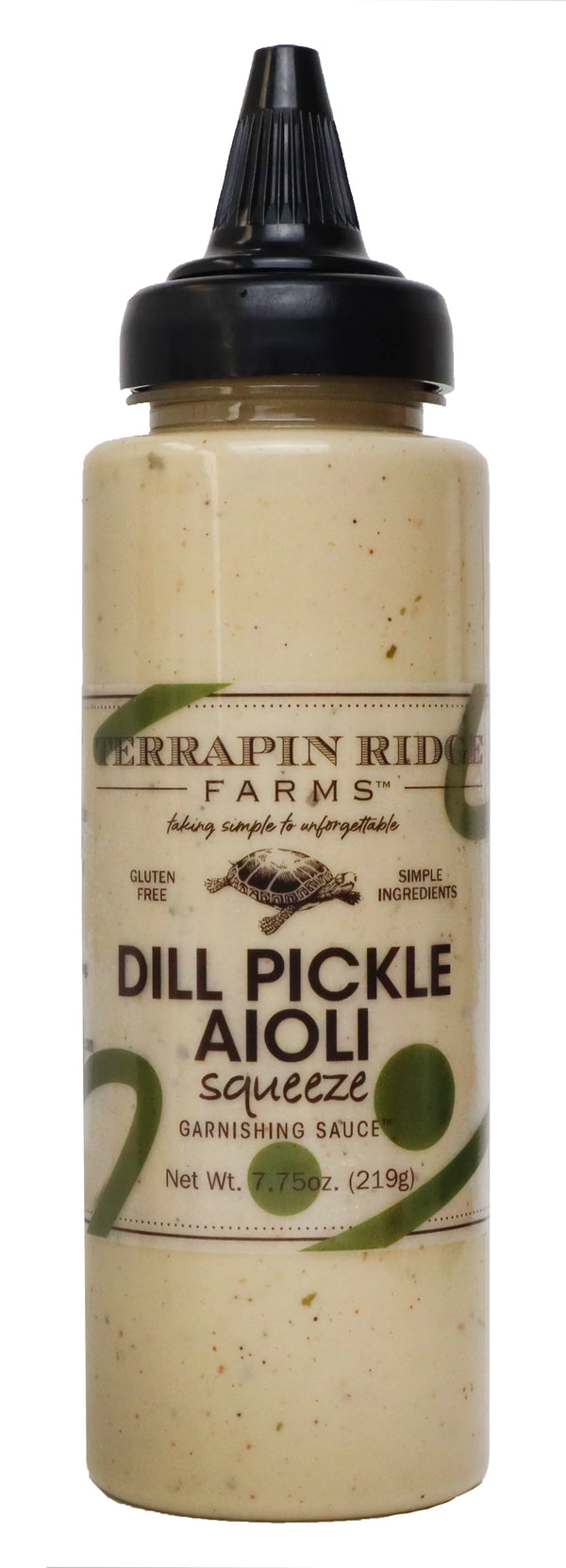 DILL PICKLE AIOLI GARNISHING SQUEEZE