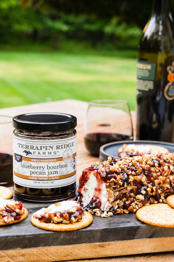 BLUEBERRY BOURBON PECAN JAM 11OZ