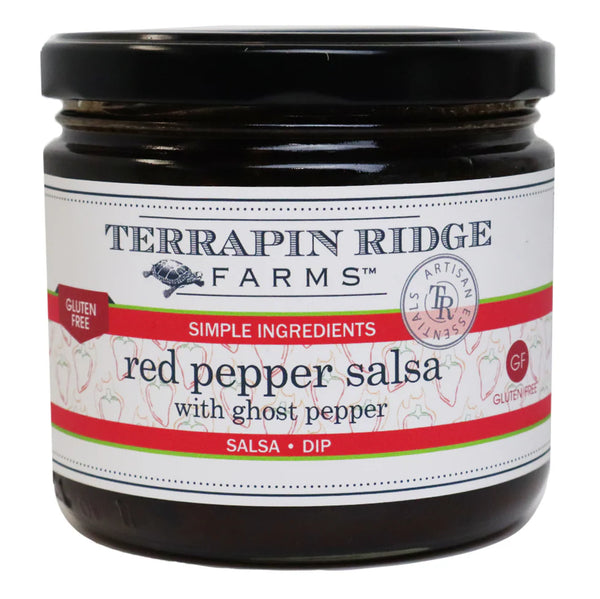 RED PEPPER SALSA WITH GHOST PEPPER 12.25OZ