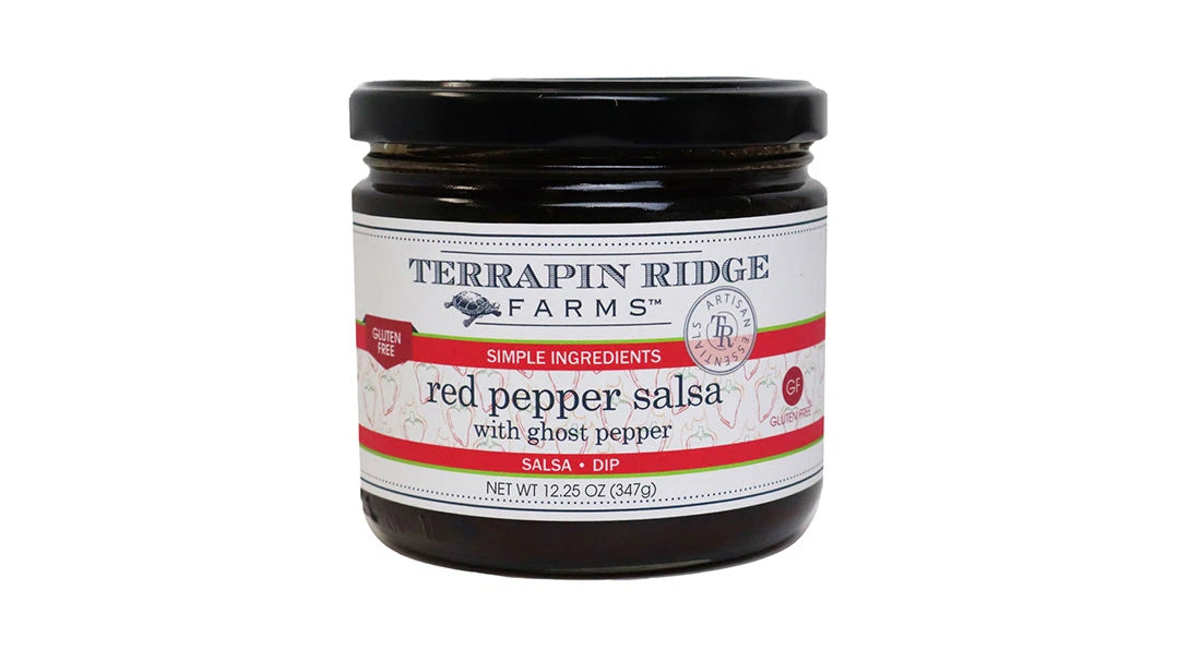 RED PEPPER SALSA WITH GHOST PEPPER 12.25OZ