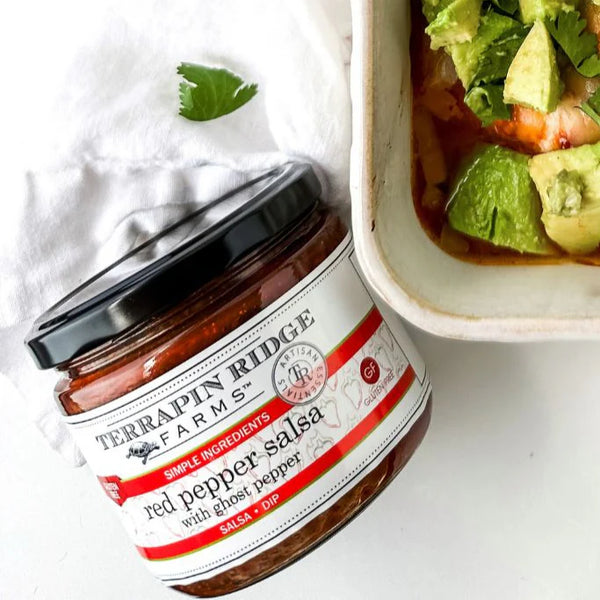 RED PEPPER SALSA WITH GHOST PEPPER 12.25OZ