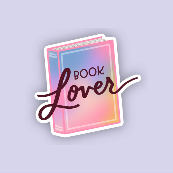 BOOK LOVER VINYL STICKER