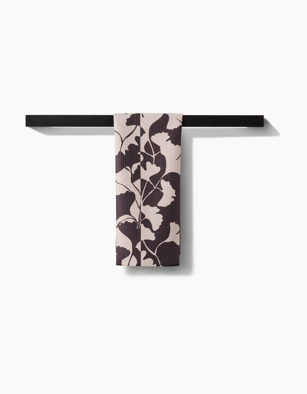 MIDNIGHT GINKGO TEA TOWEL