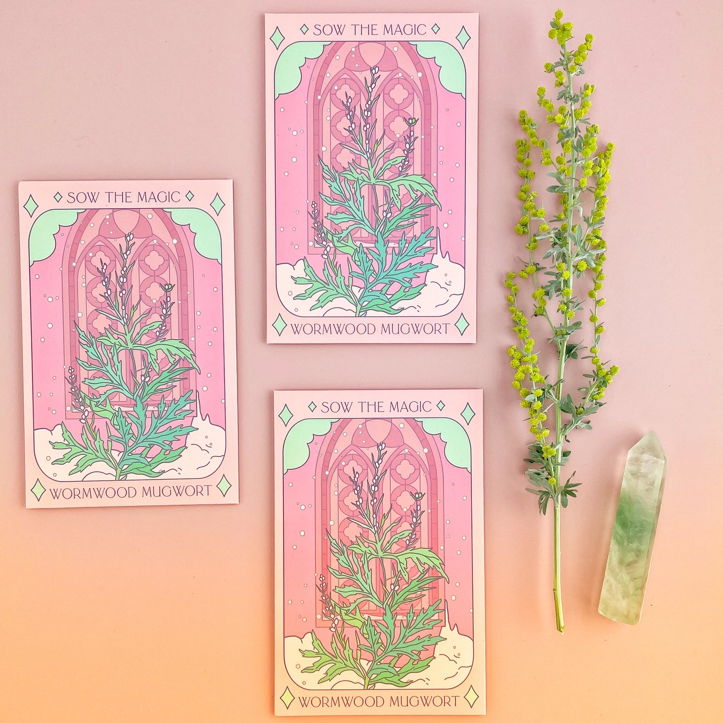 WORMWOOD MUGWORT TAROT GARDEN + GIFT SEED PACKET