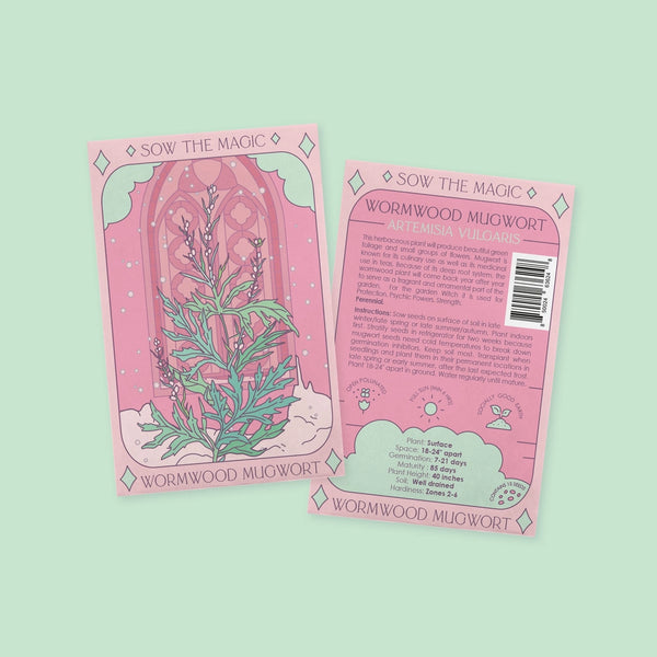 WORMWOOD MUGWORT TAROT GARDEN + GIFT SEED PACKET