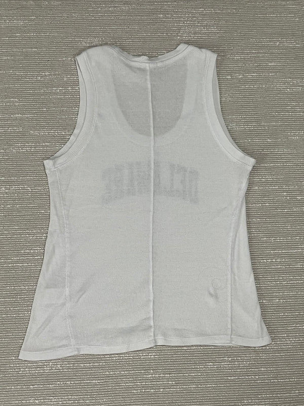 DE RIBBED U-NECK TANK