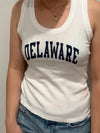 DE RIBBED U-NECK TANK