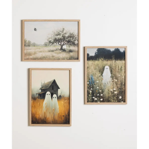 MEADOW GHOSTIE FRAMED ART