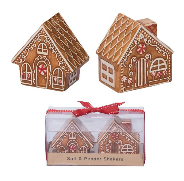 GINGERBREAD SALT & PEPPER SET